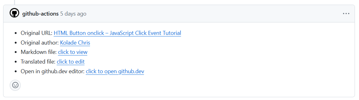 Comment added by GitHub Actions